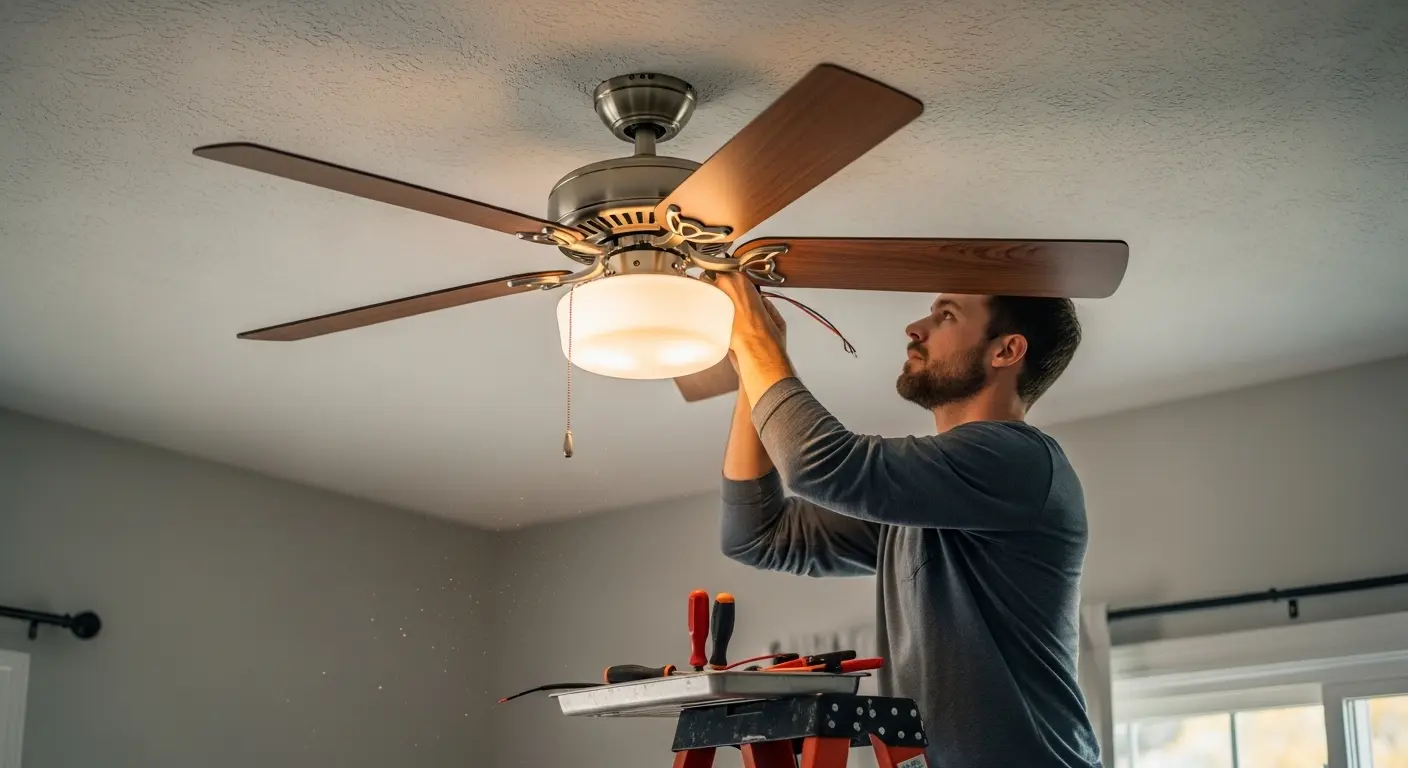 Install a Ceiling Fan in NYC